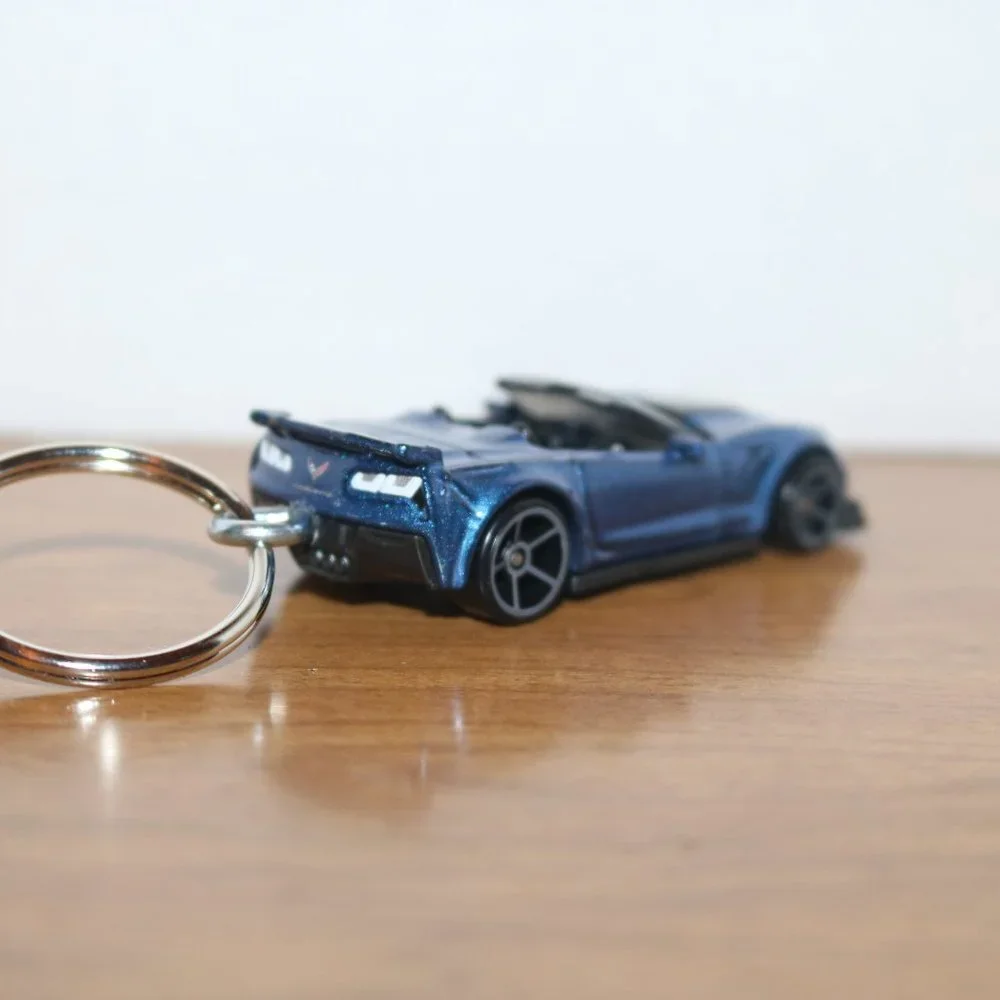 COPY - Hot Wheels Factory Fresh Corvette CUSTOM keychain